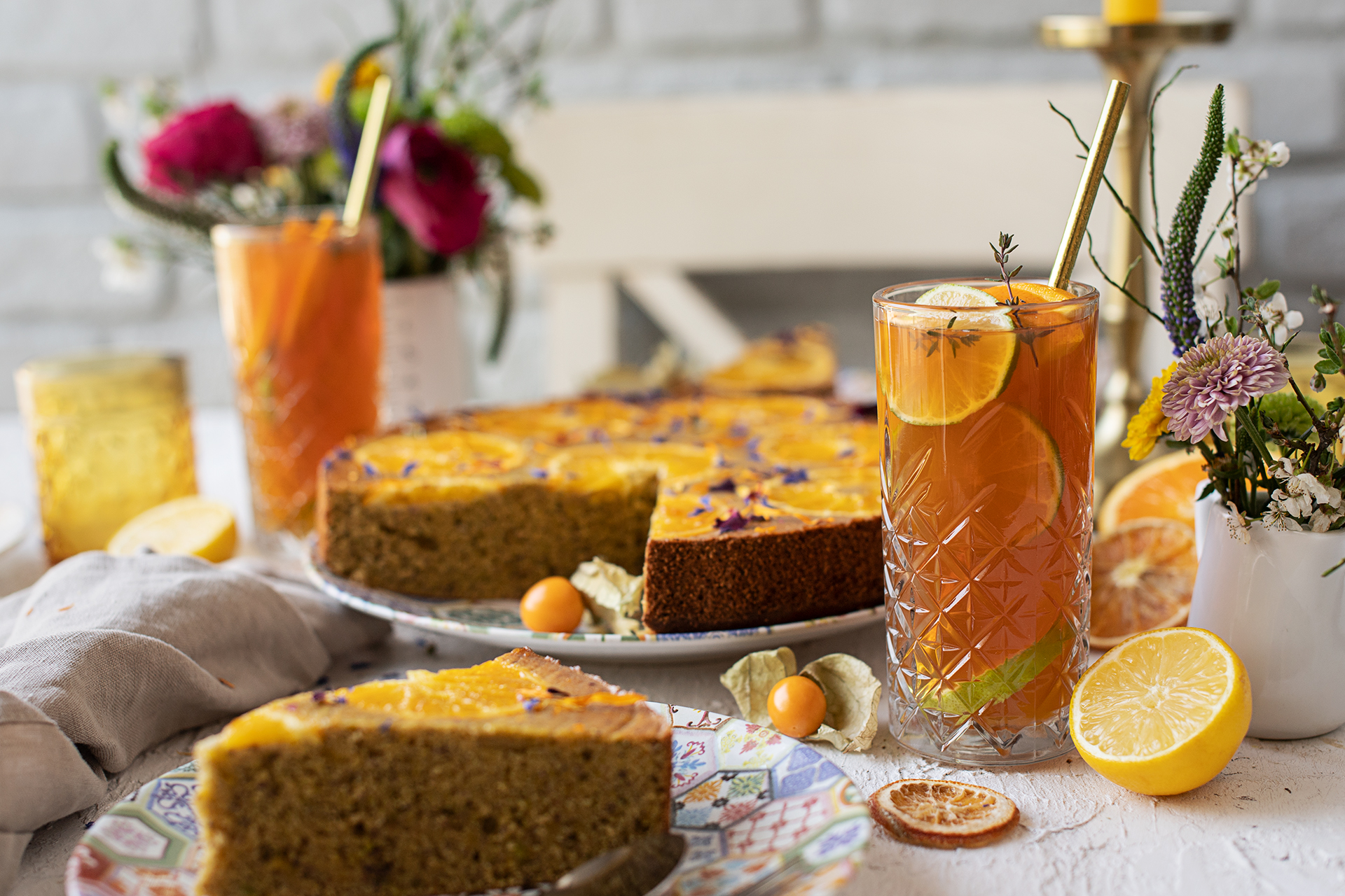 Orangen Pistazien Upside Kuchen Orangen Pistazien Upside Kuchen