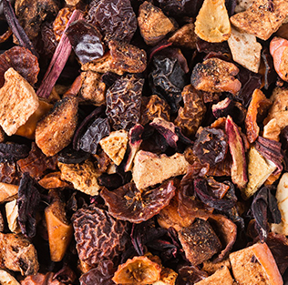 Nahaufnahme Himmlische Himbeere Früchtemischung