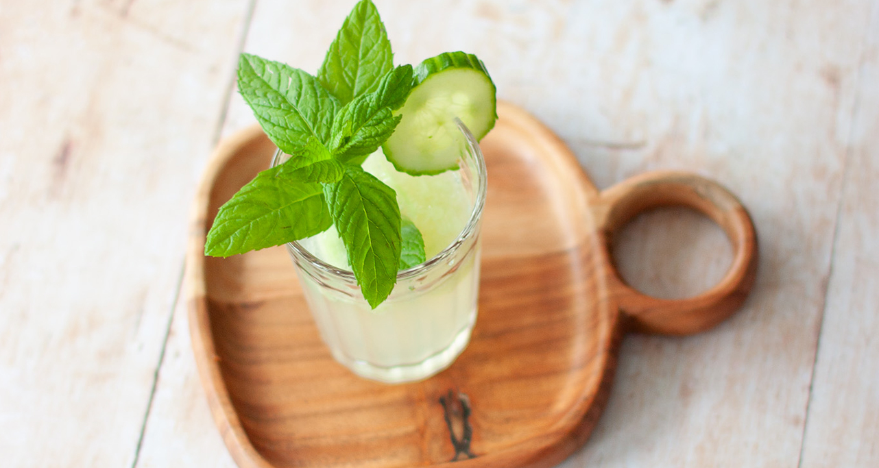 Clean Cucumber Collins Mocktail