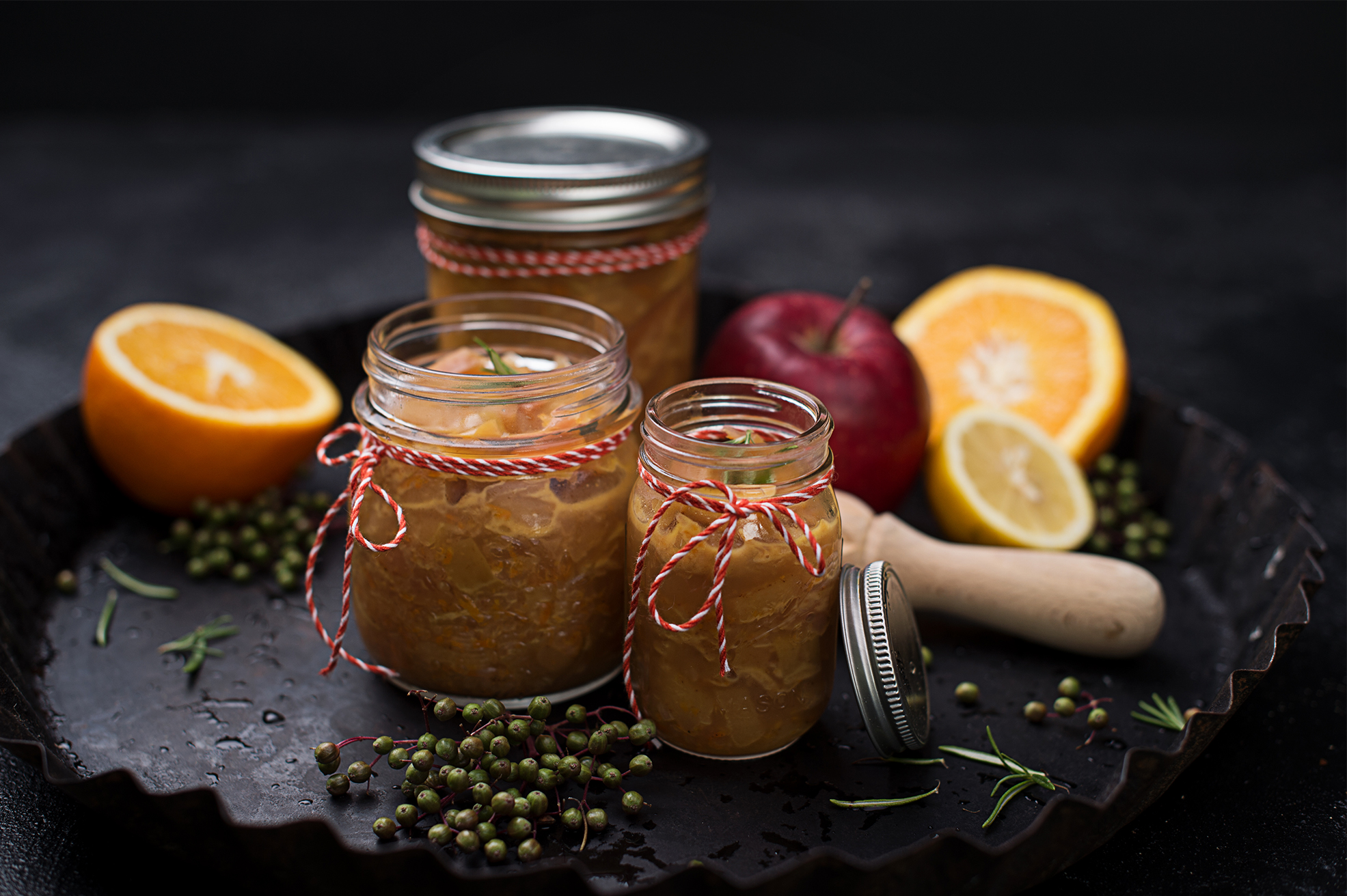 tea-orange-2 Apfel Orangen Chutney mit Rooibostee