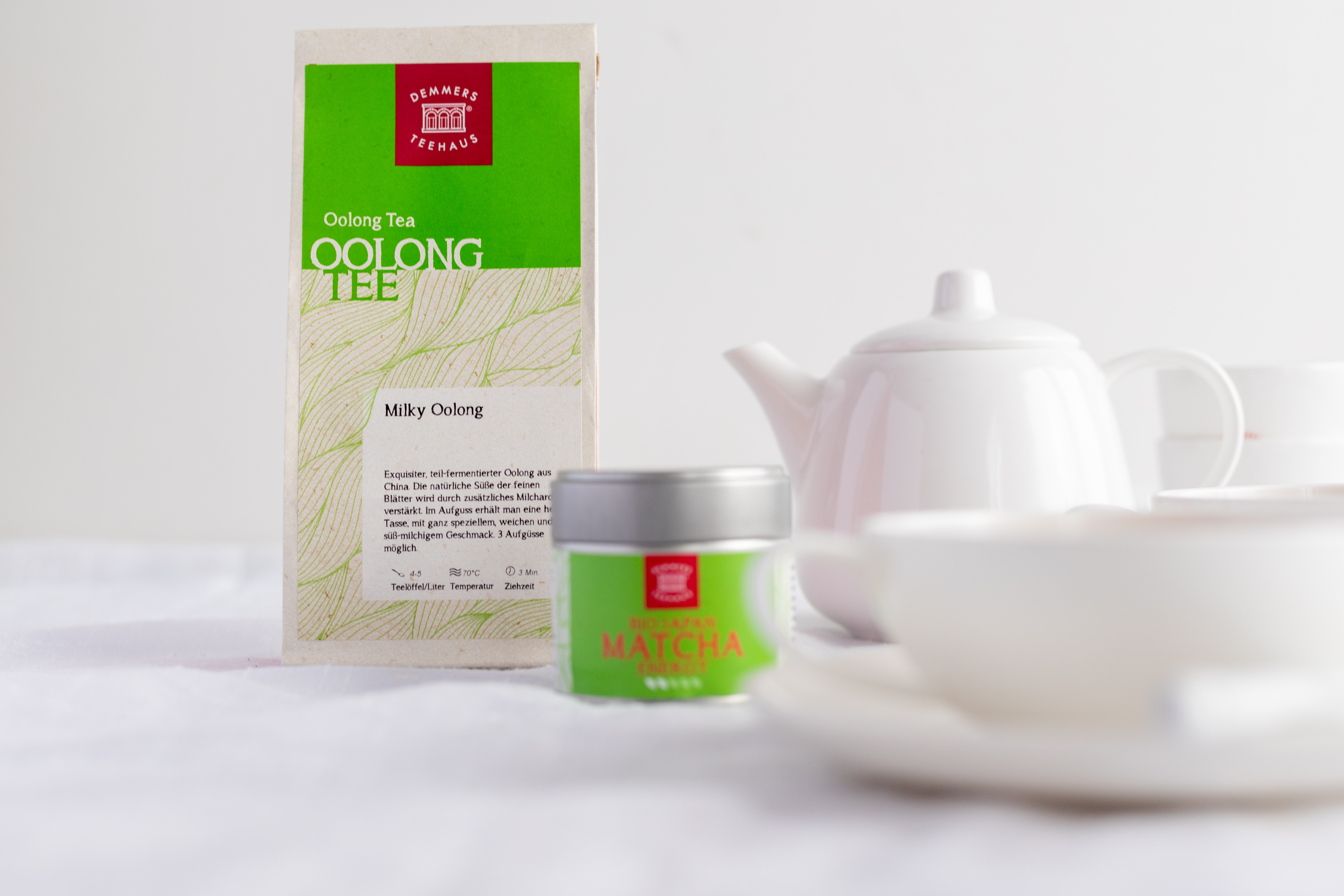 Milky Oolong und Matcha Energy