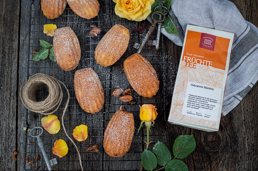Madeleines à la „Gebrannte Mandeln“