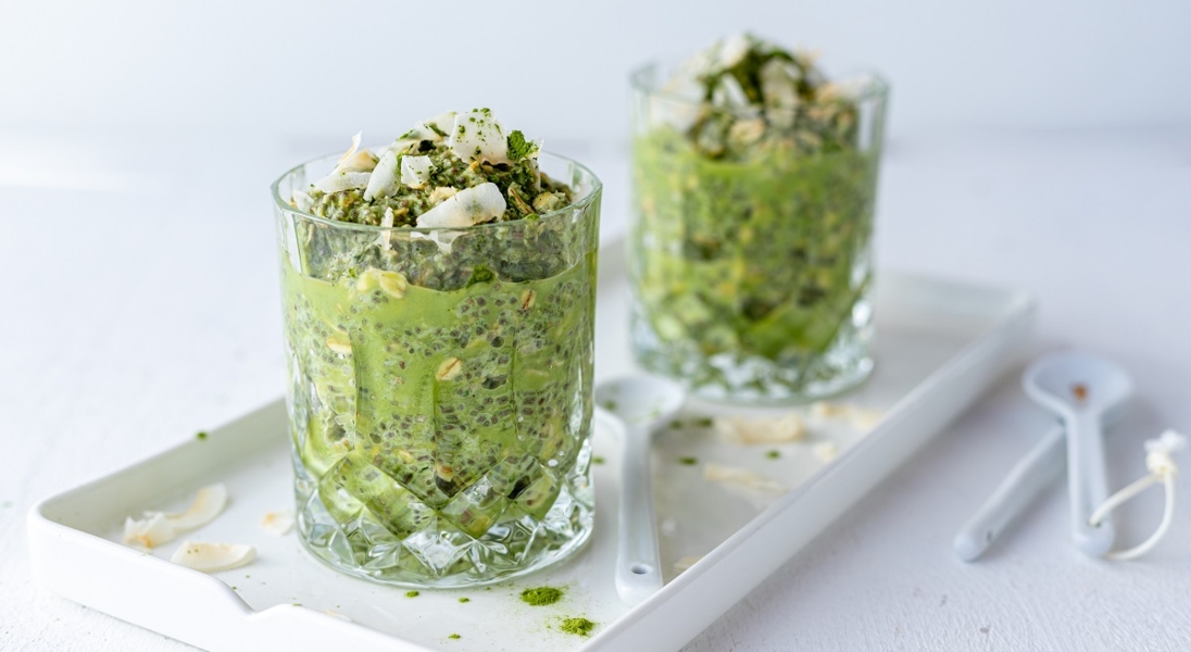 Low carb Overnight Matcha Oat