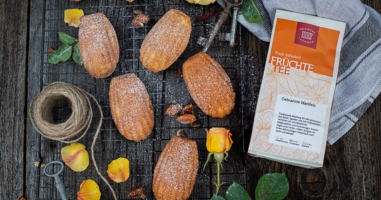 Madeleines à la „Gebrannte Mandeln“