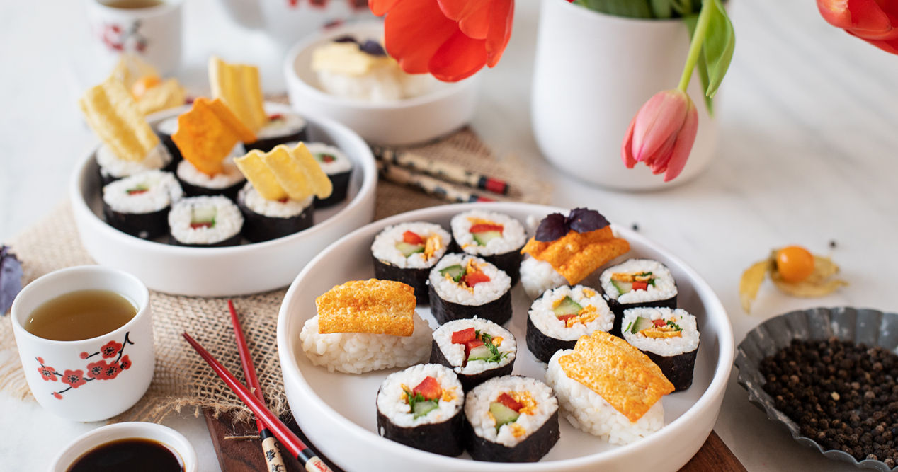 Gemüse Sushi
