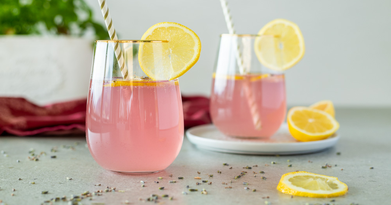 Zuckerfreie Lavendel Limo