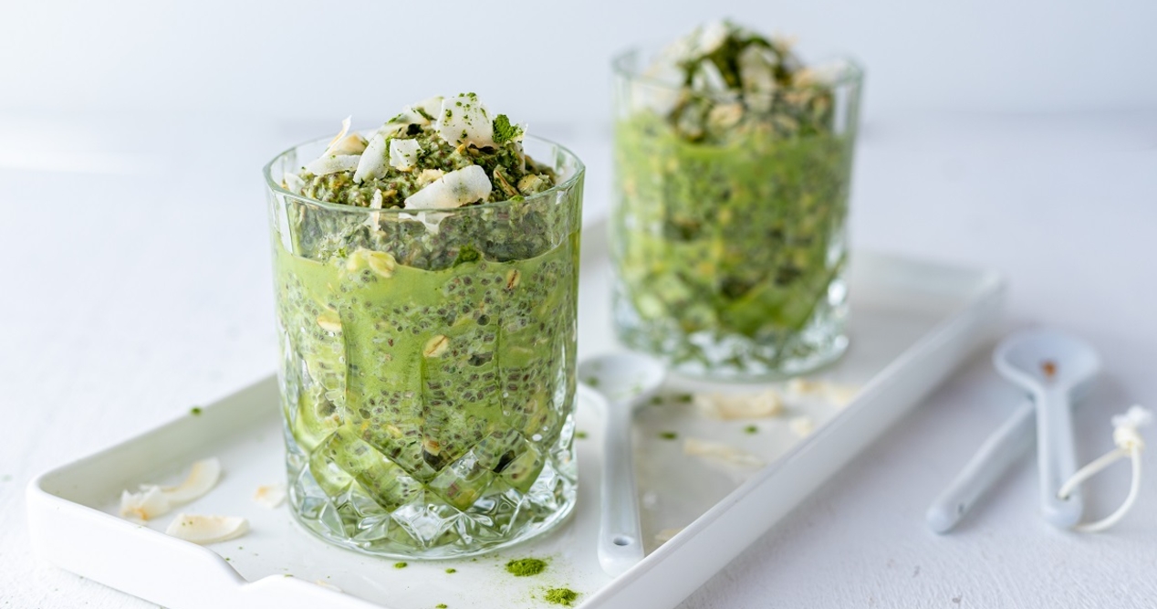 Low carb Overnight Matcha Oat