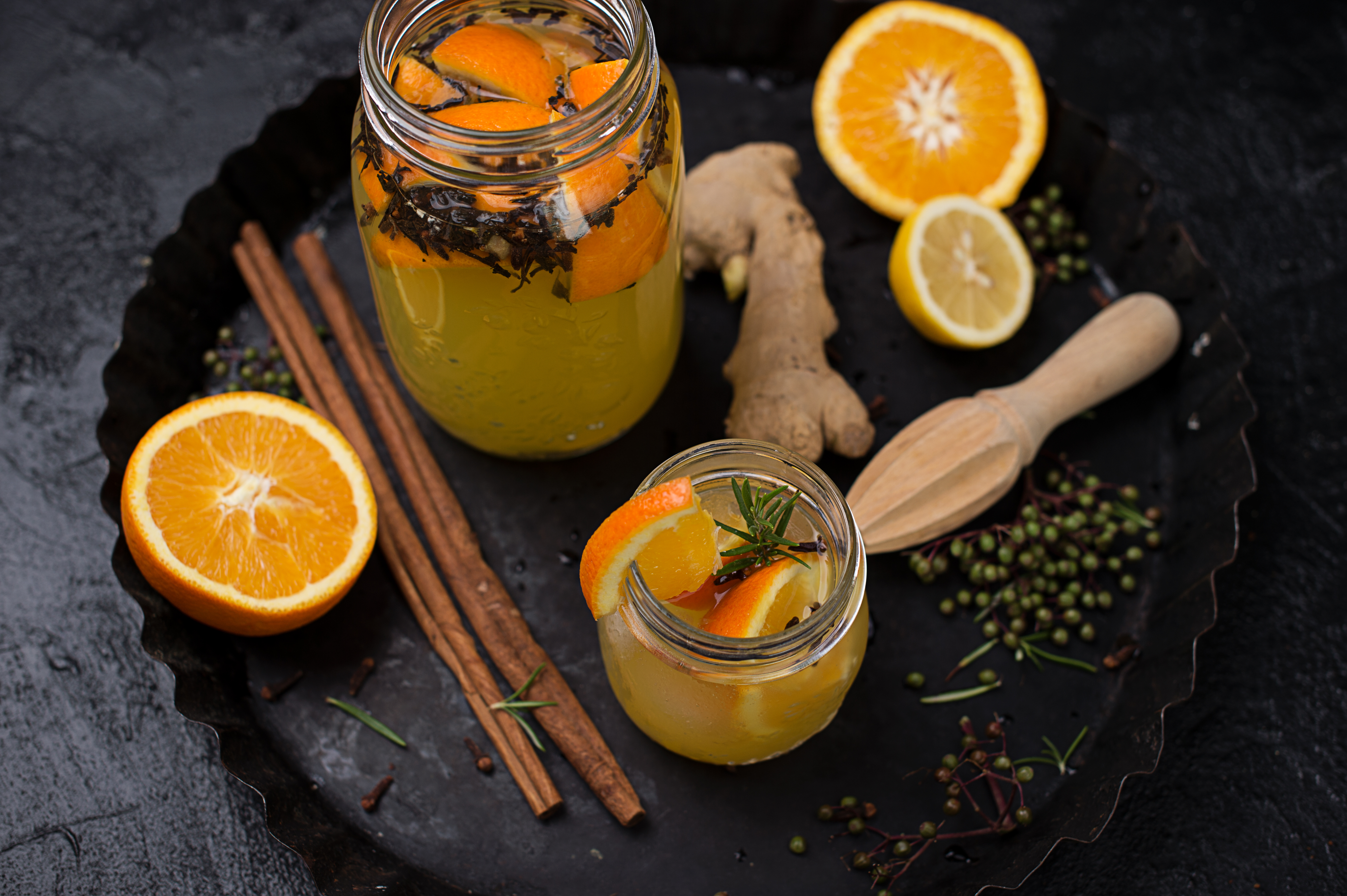 III.2.2.31. Orangenlikör mit Schwarzem Tee Orangenlikör mit Schwarzem Tee