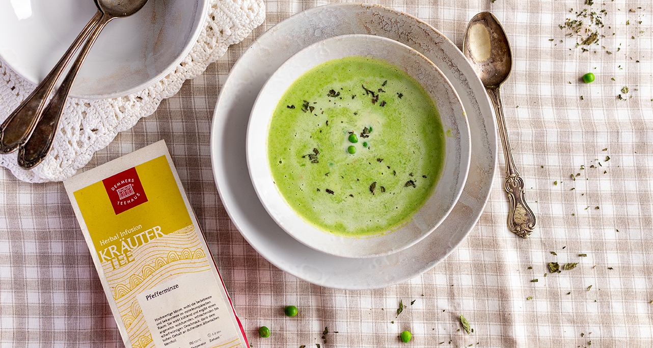 Detox Avocado Erbsen Suppe